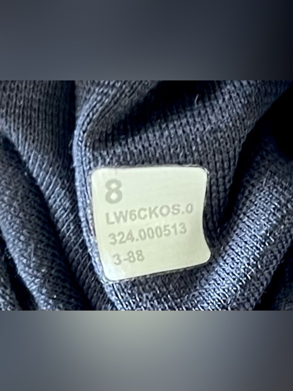Lululemon Align 23” Leggings Crop Micro Houndstooth Blue Multi High Rise Sz 8 - Picture 10 of 10